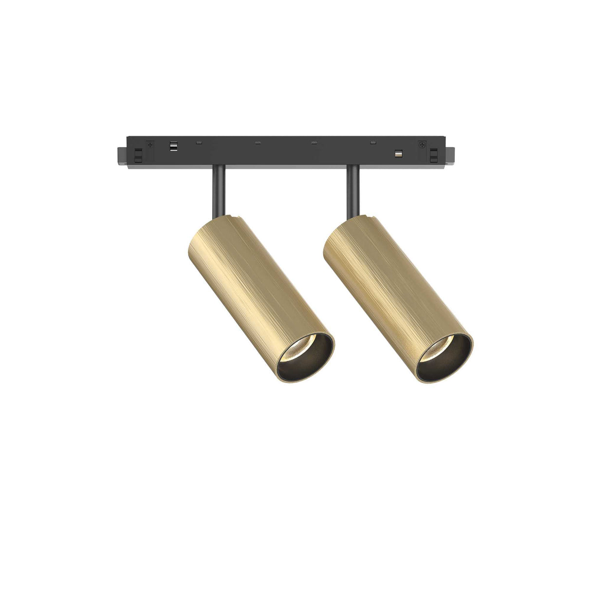 Sleek Modern Dual Track Light 24W 3000K Gold Finish