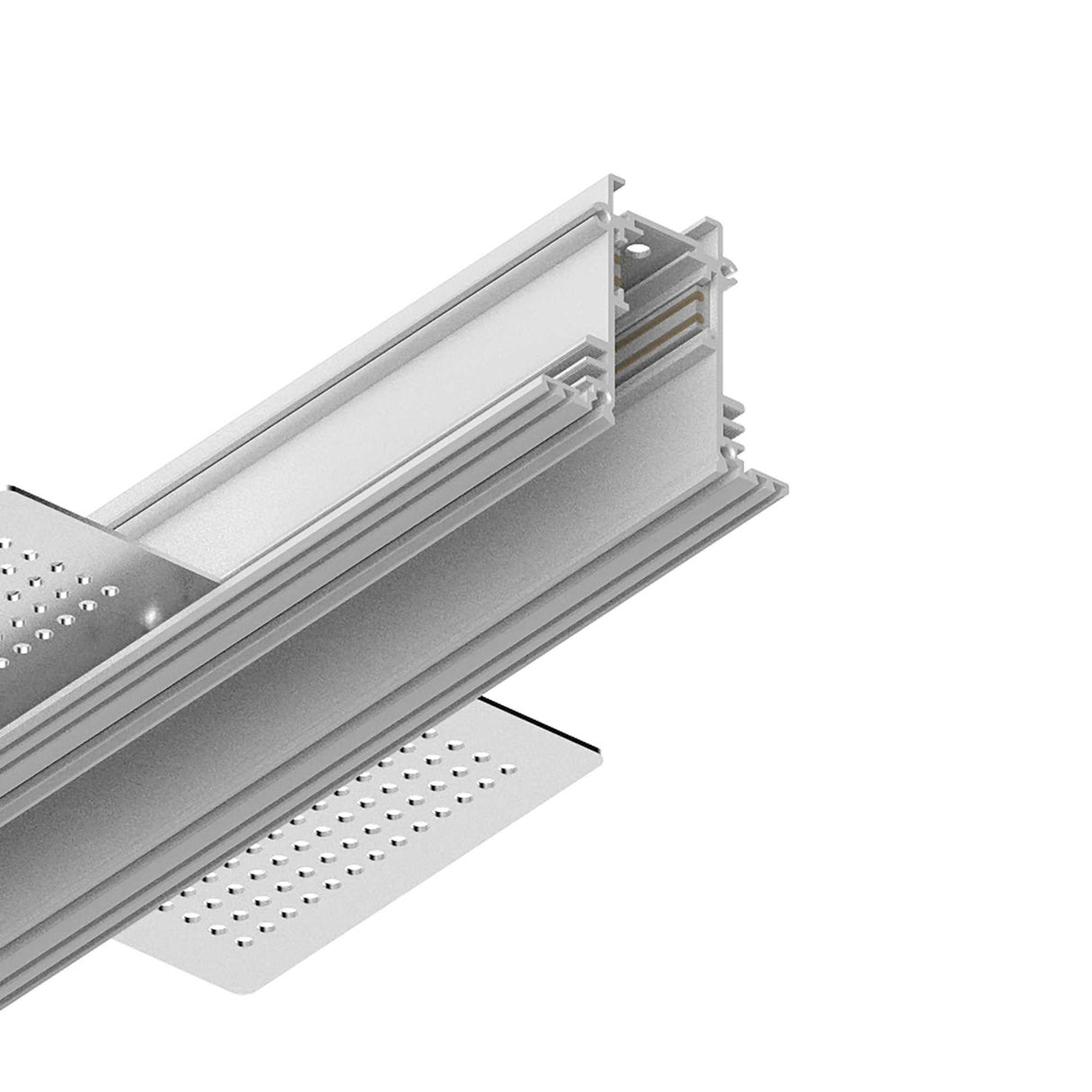 Recessed White LED Lighting Profile 1000mm