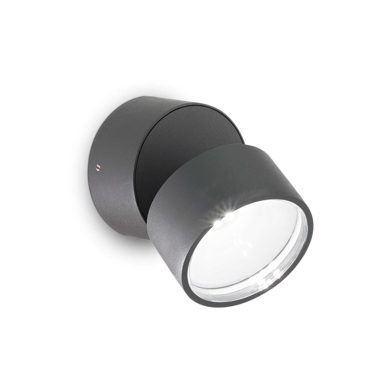 Anthracite Circular Wall Sconce 4000K