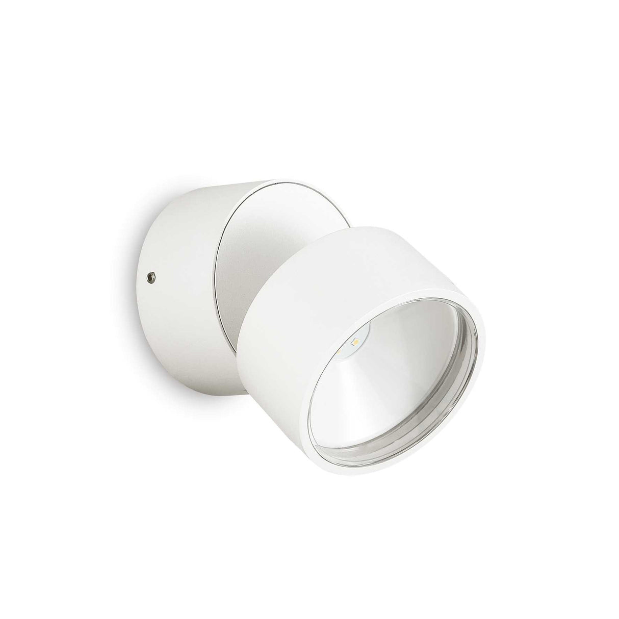 Sleek White OMEGA Wall Light 4000K Round Design