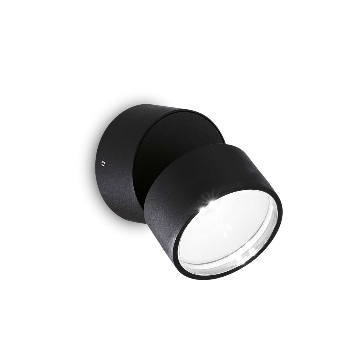 SERENE CIRCLE Modern Black Wall Light 4000K