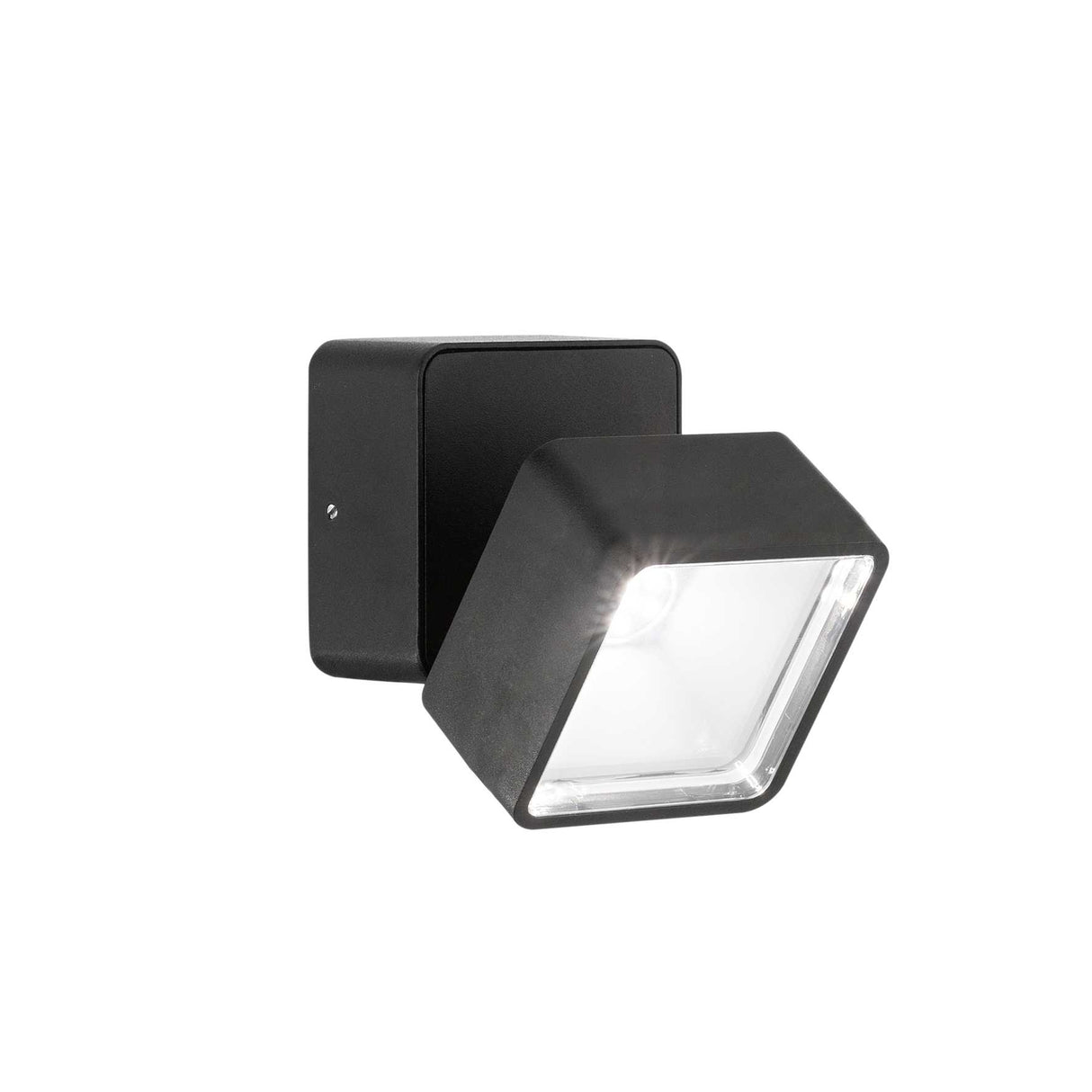 OMEGA Modern Black Square Wall Light 4000K