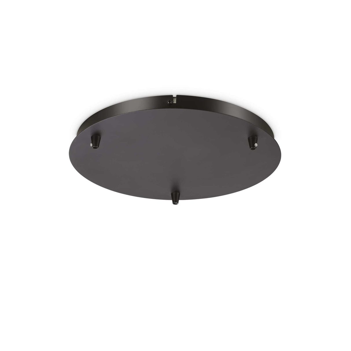 Black Triple Light Rosette Fixture