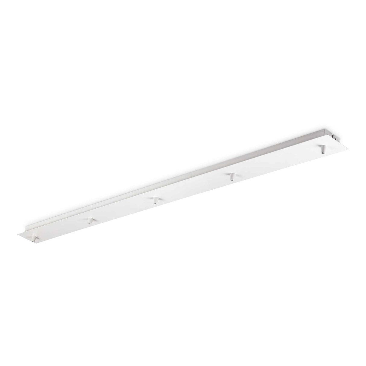 Linear 5-Light White Chandelier Rosette