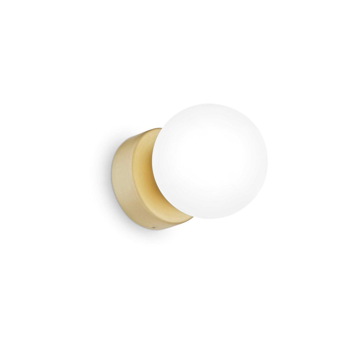 Elegance White Single-Bulb Wall Light