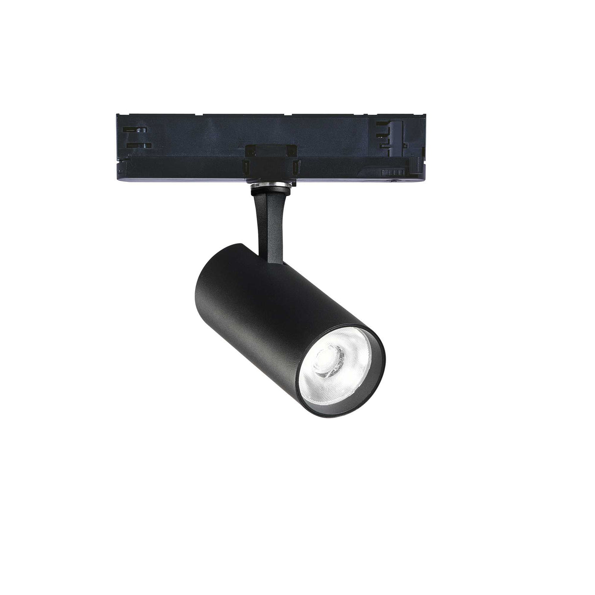 Sleek Black FOX 15W LED, CRI90, 3000K, DALI-Compatible Lighting Fixture