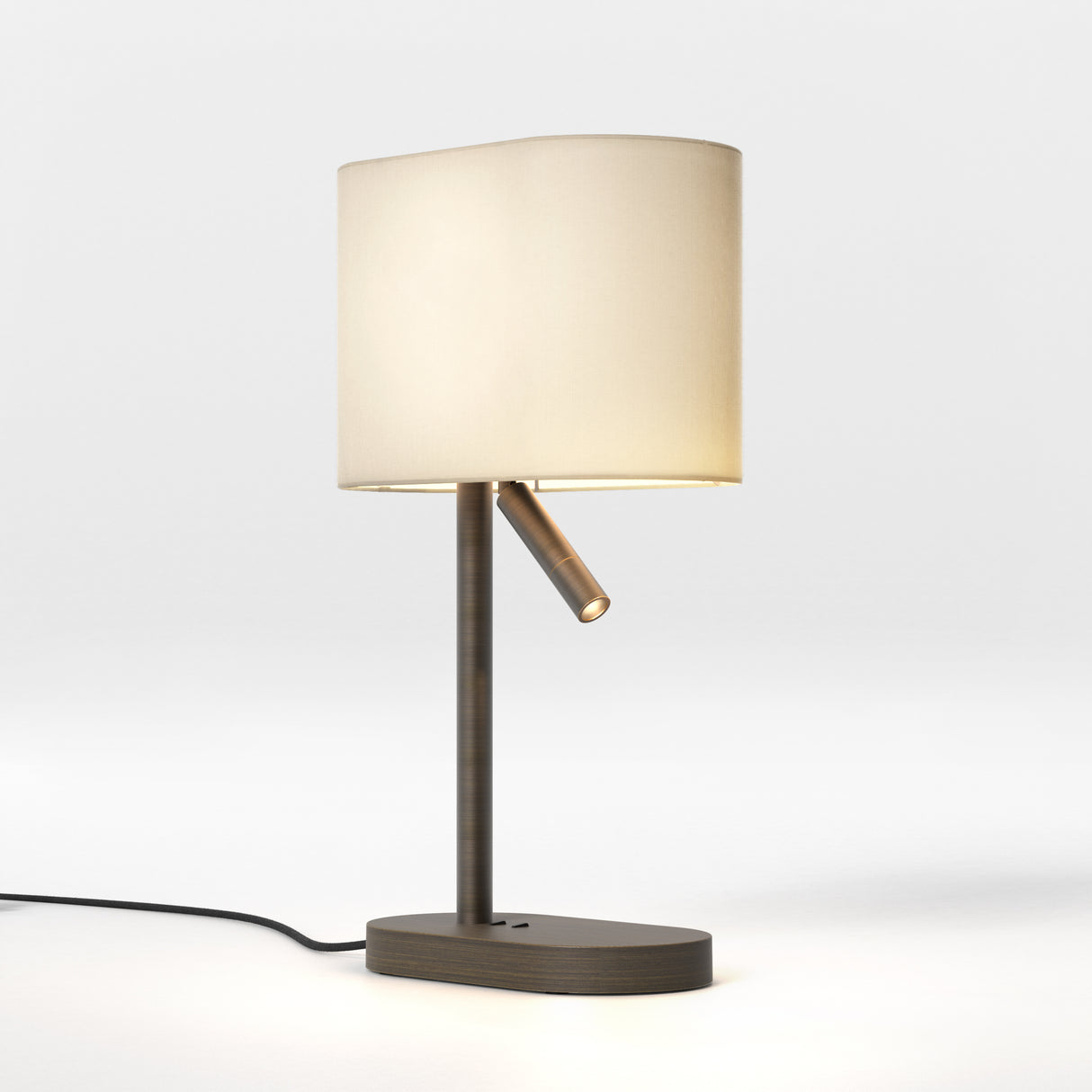 Bronze Venn Table Lamp with Reader Function