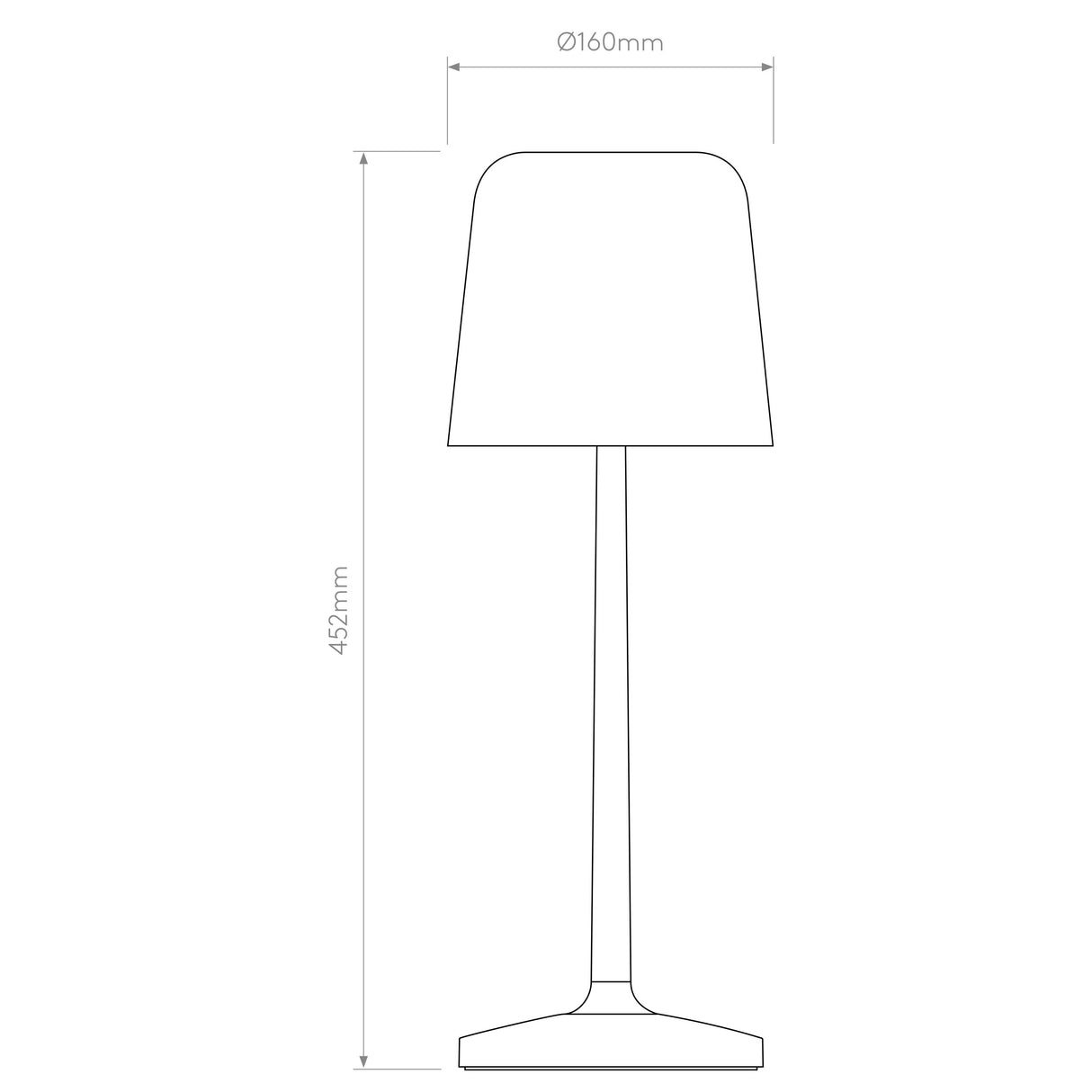 Matte Black Elegance: Ella Table Lamp