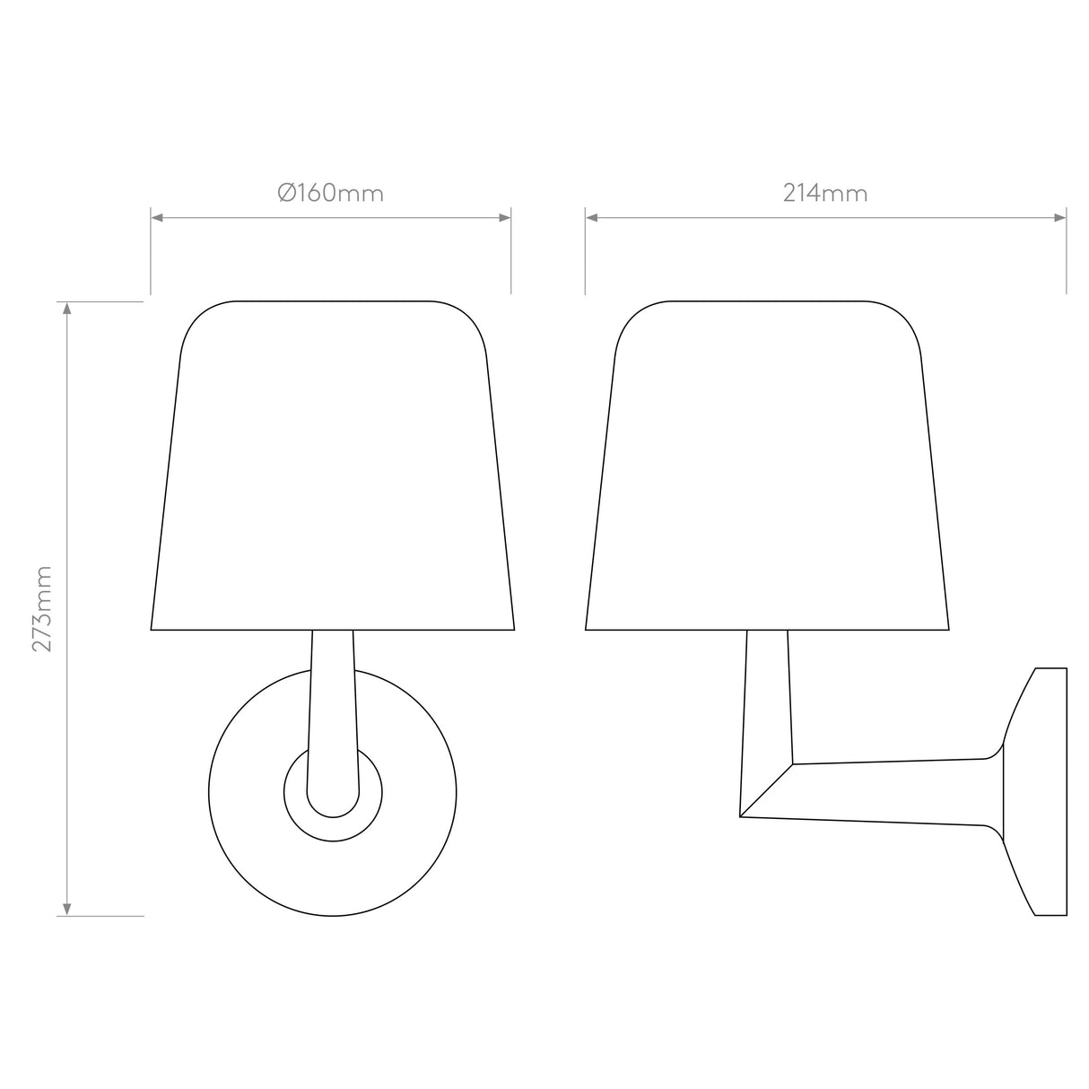 Ella Light Bronze Wall Sconce