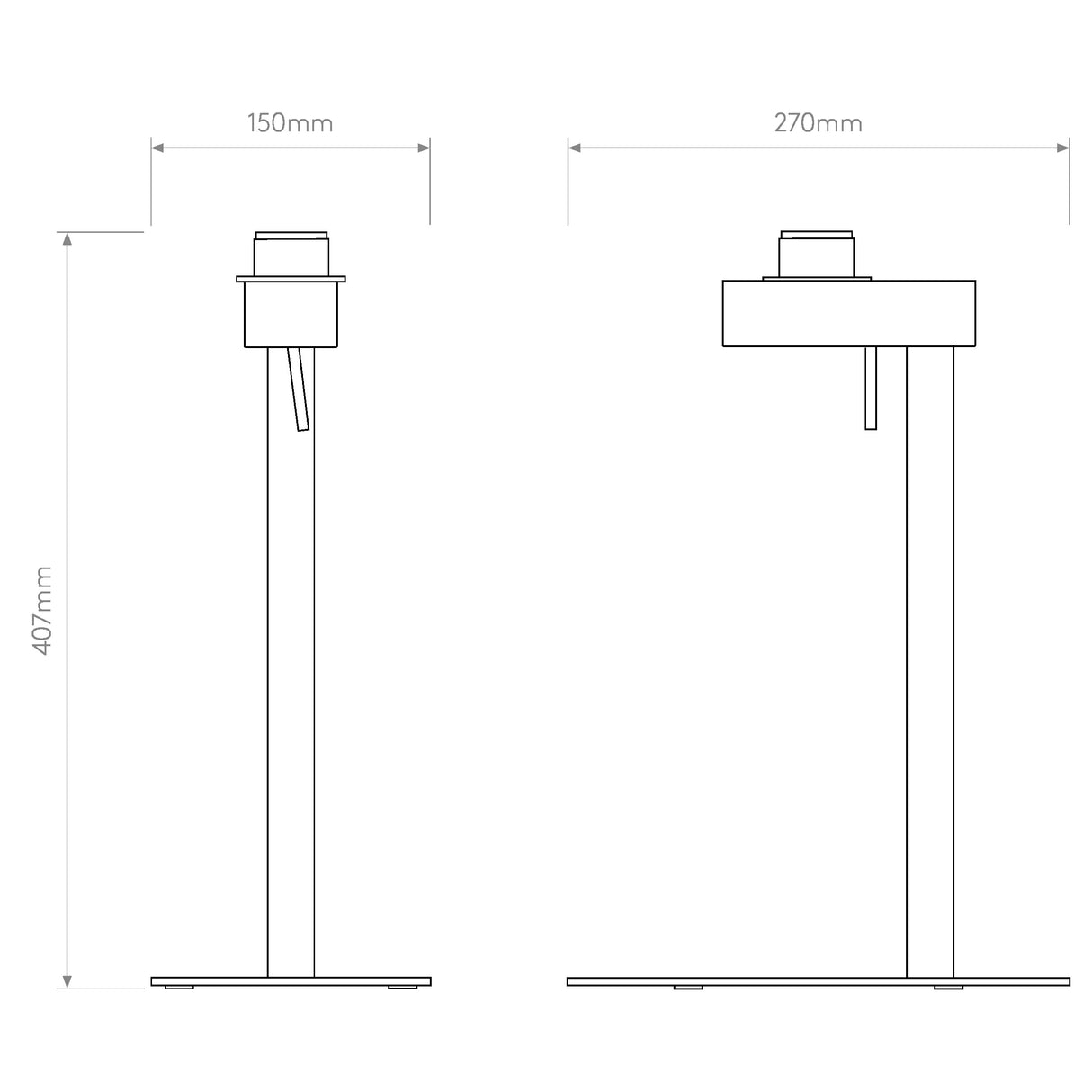Venn Table Lamp, Matt Nickel