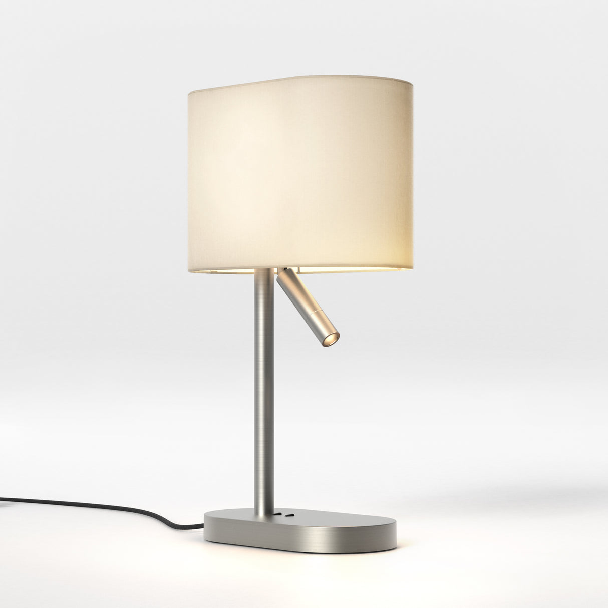 Sleek Nickel Venn Table Lamp