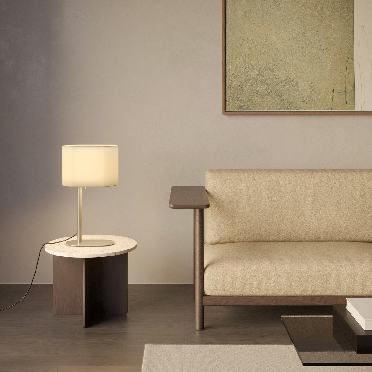 Venn Table Lamp, Matt Nickel