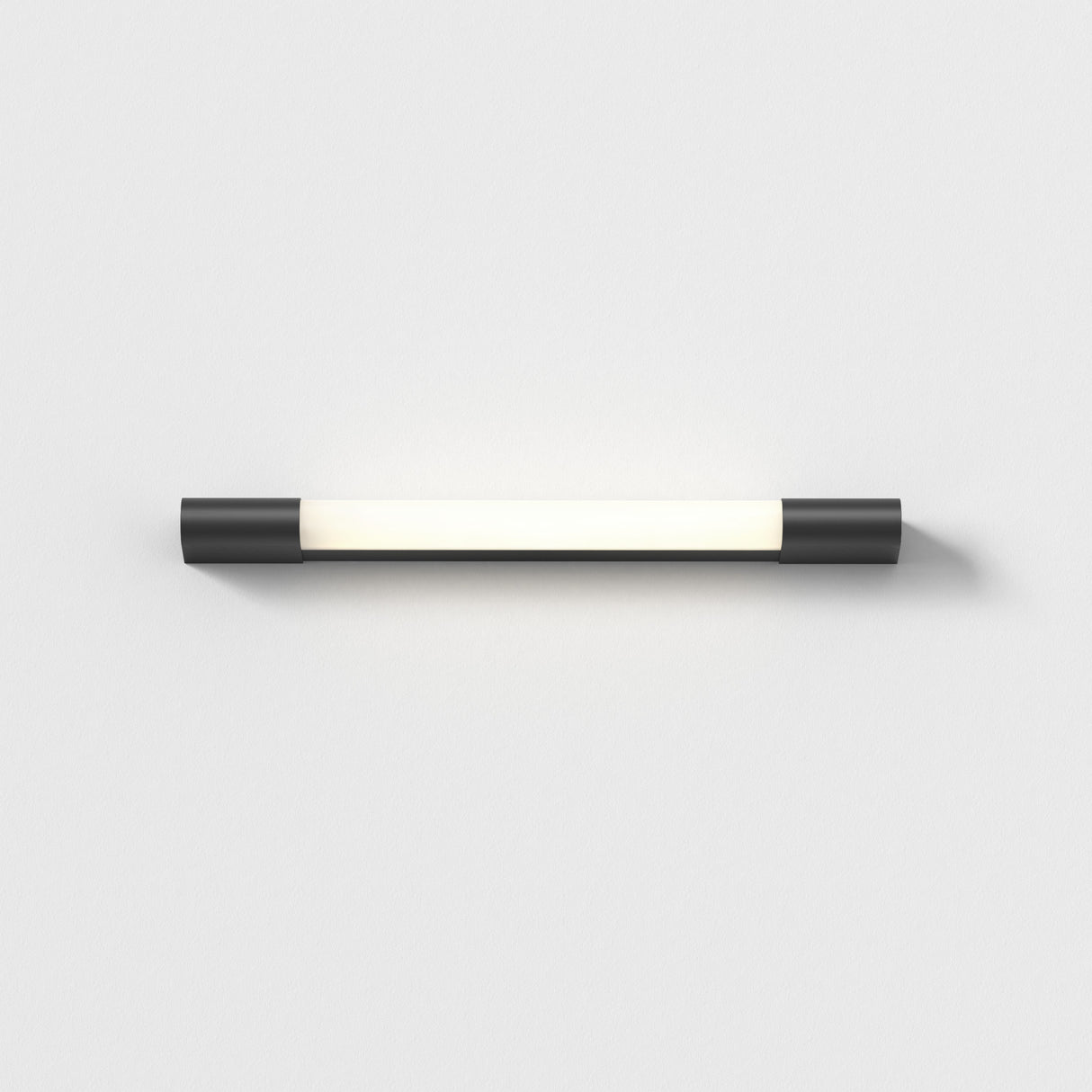 Sleek Palermo 600 LED Matte Black Wall Sconce
