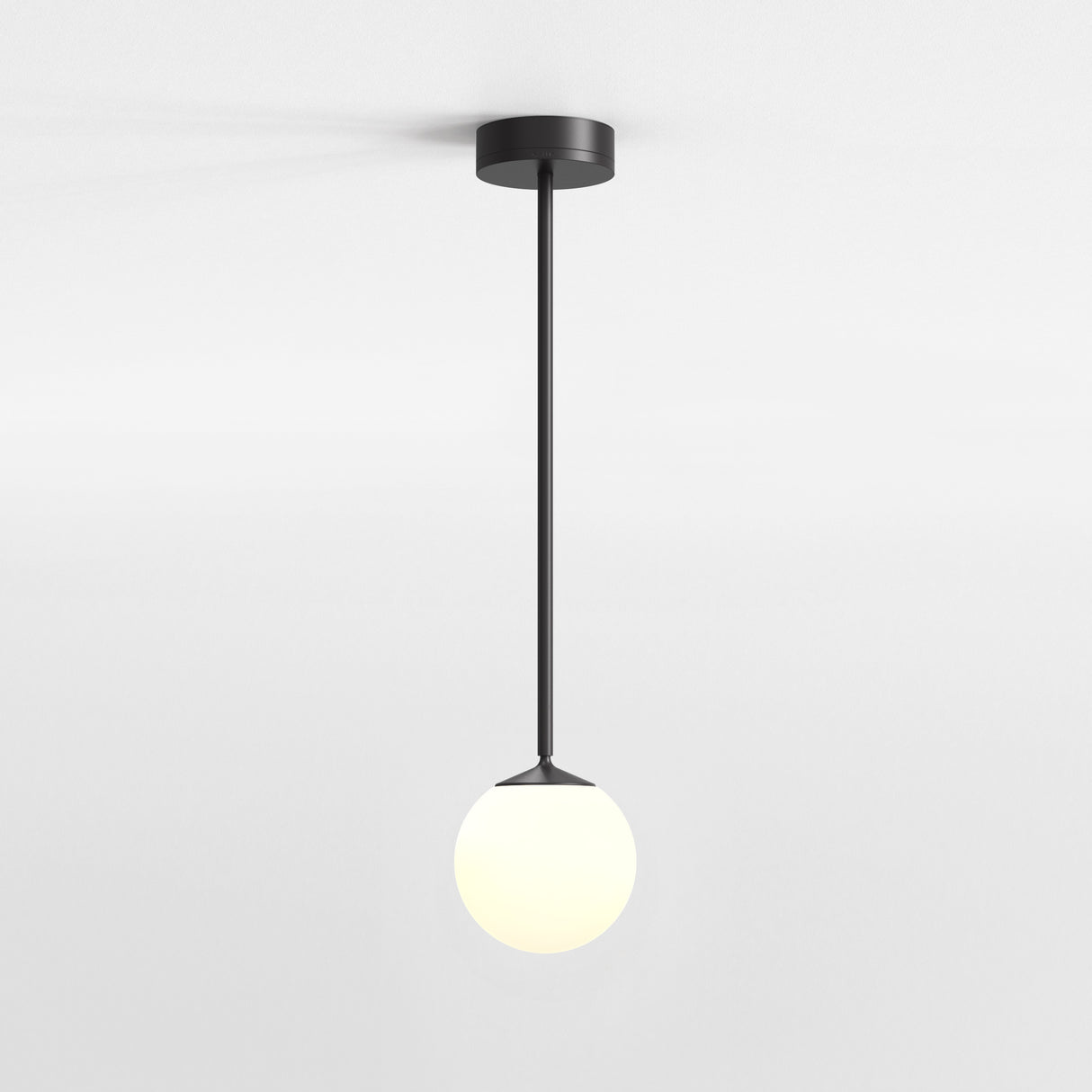 Sleek Nara Pendant Light in Matte Black Finish