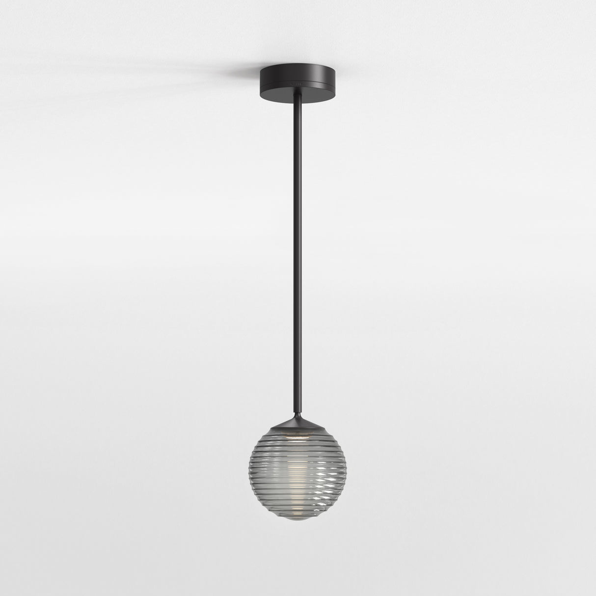 Sleek Nara Pendant Light in Matte Black Finish