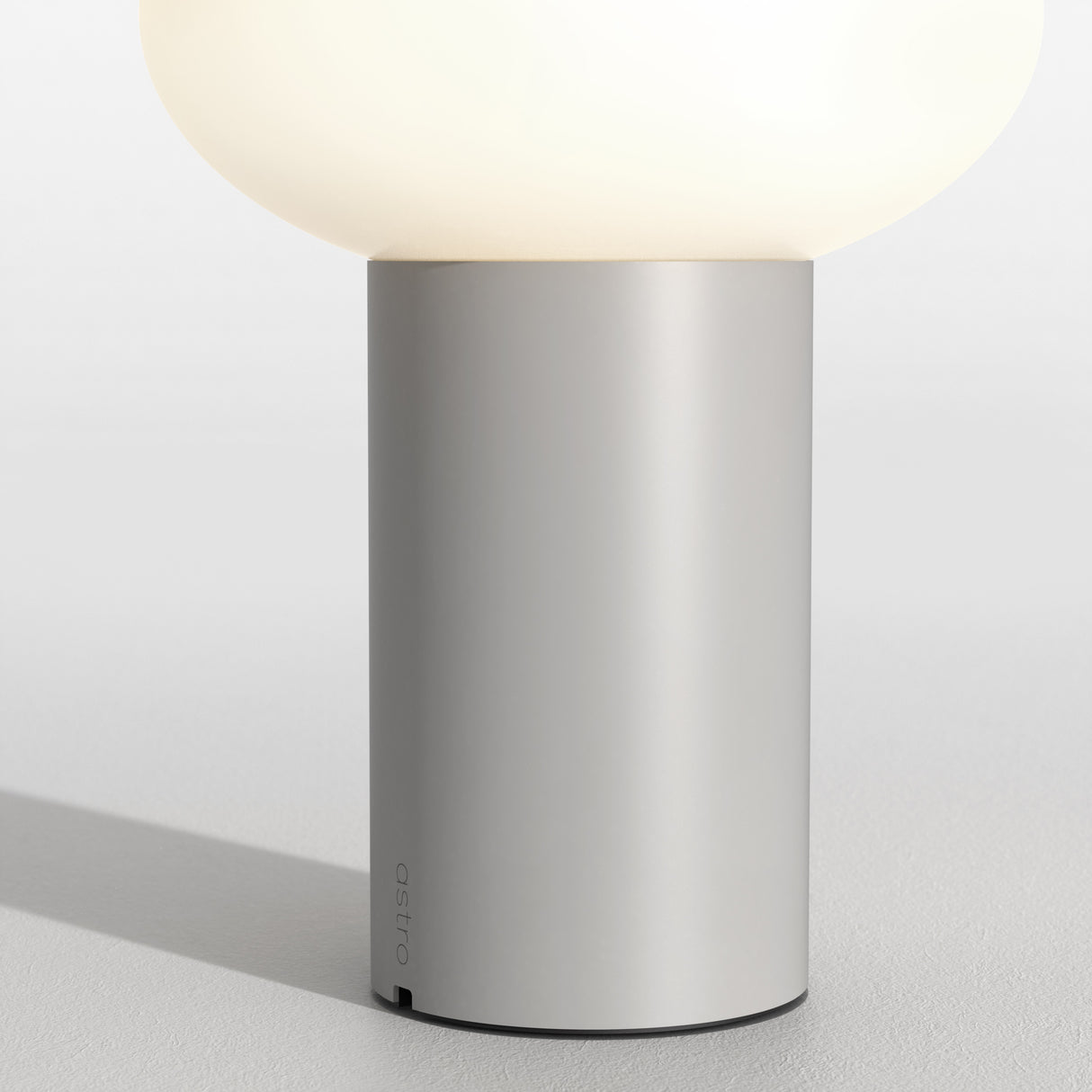 Pebble Grey Zeppo Portable Lamp