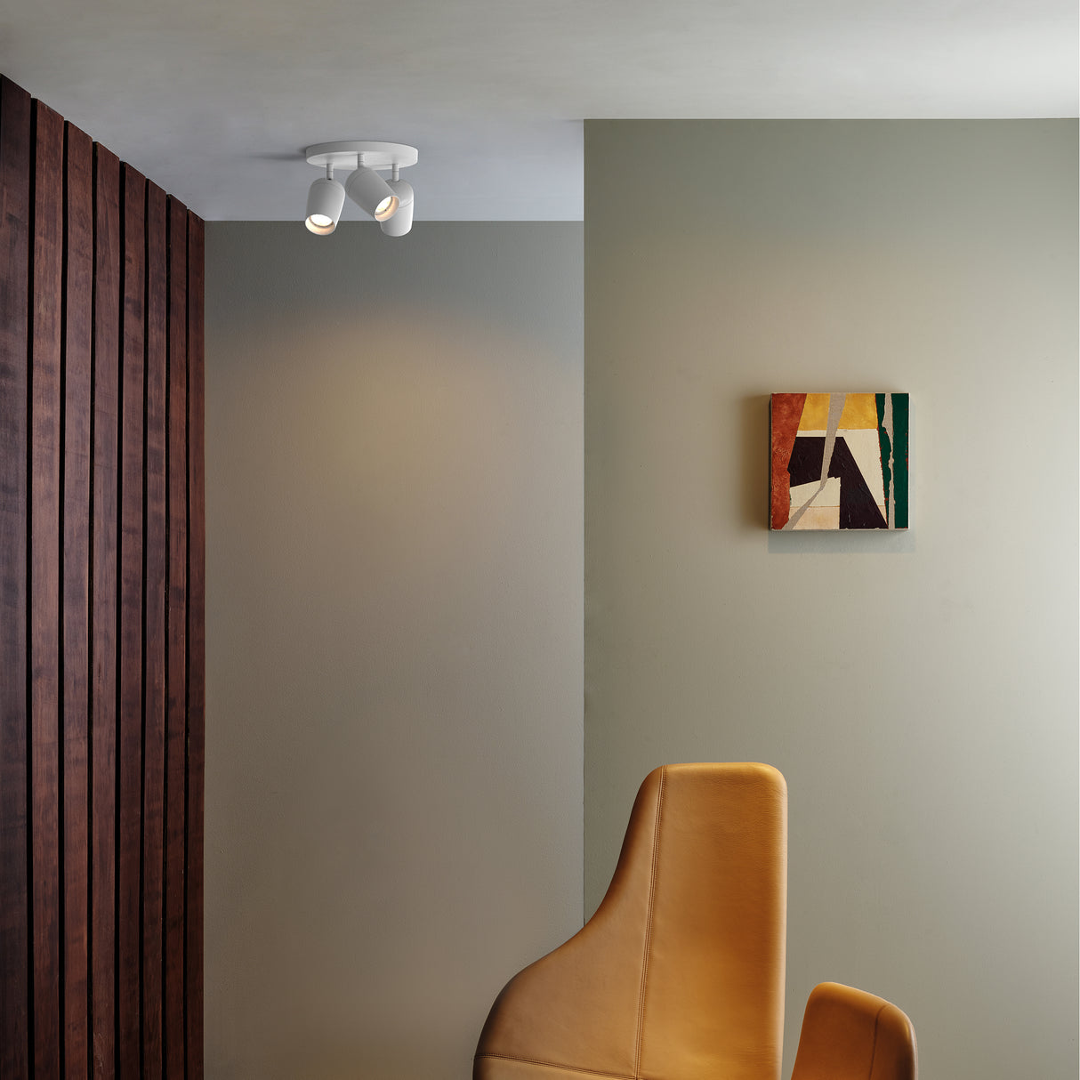 Elegant Trio: Rounded Matte White Pendant Lights