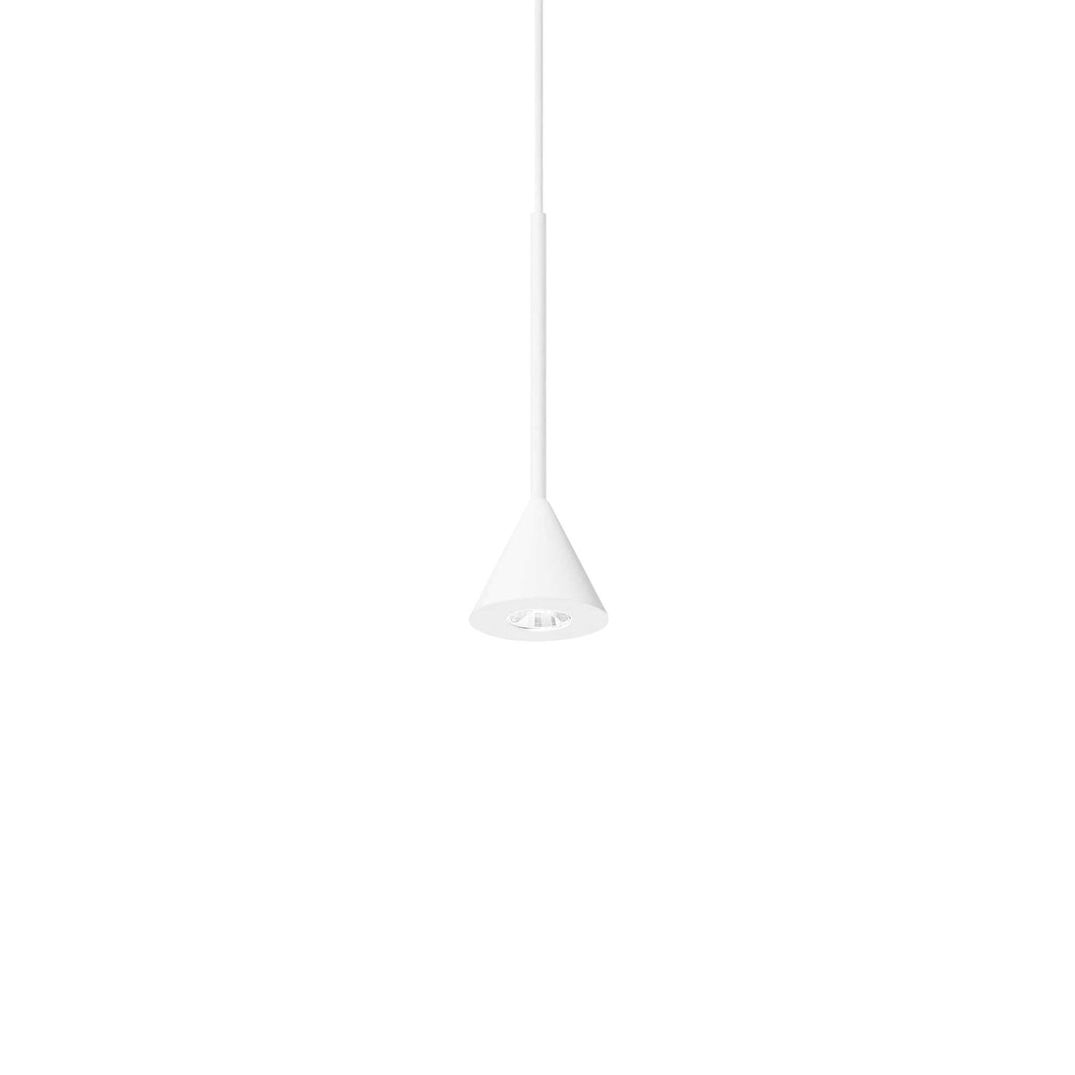 Elegant Archimede White Cone Pendant Light