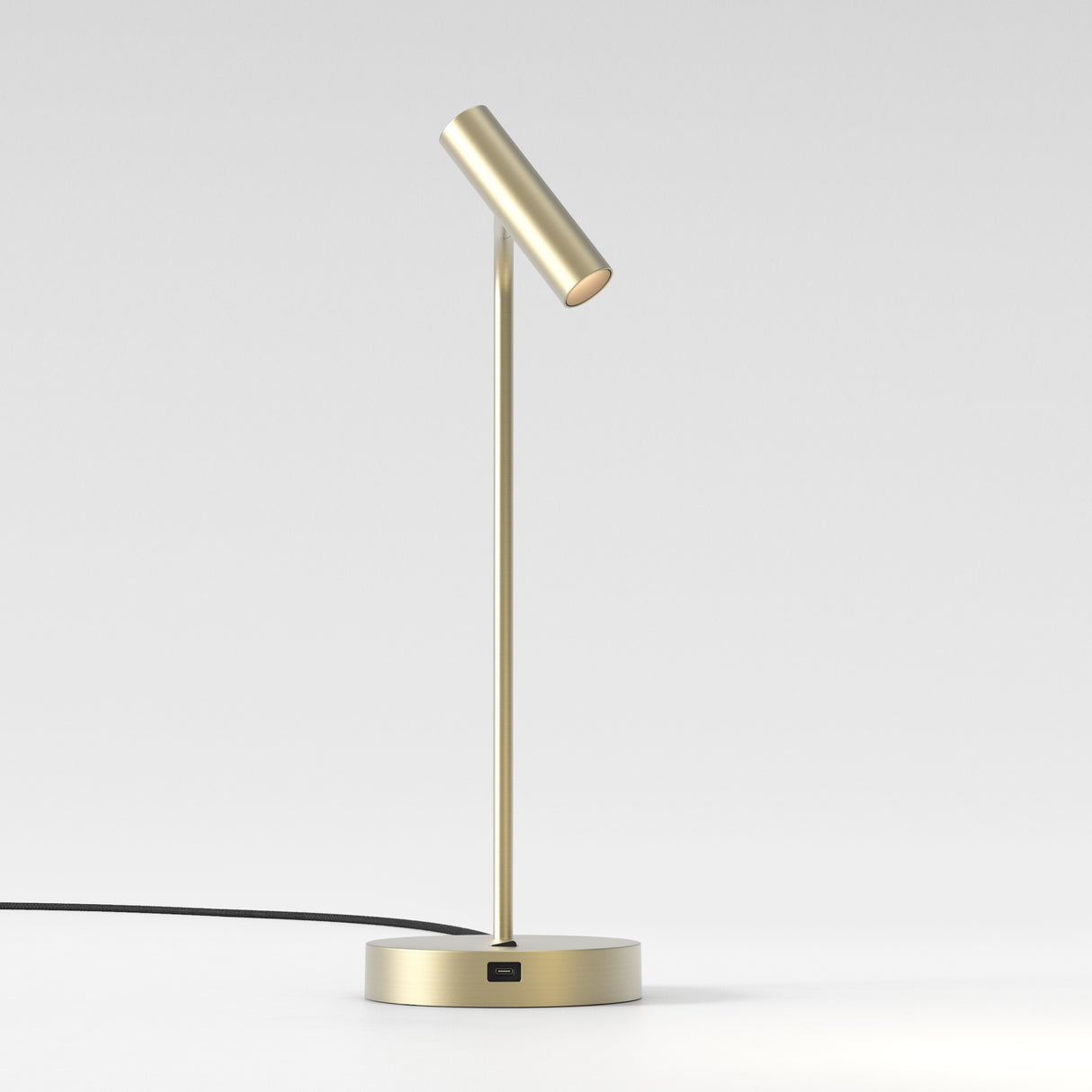 Matt Gold Enna Desk Lamp with USB-C Port