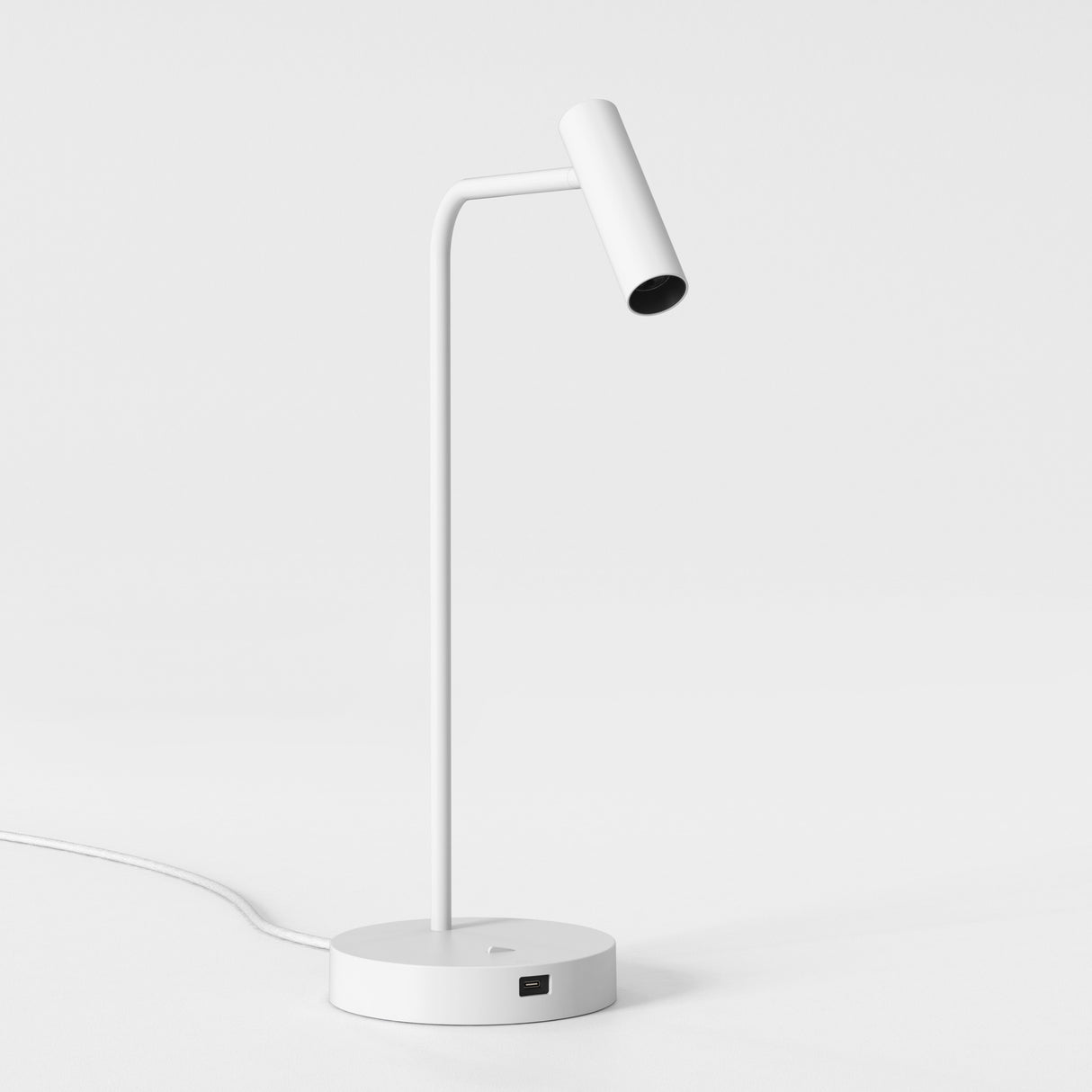 Sleek Enna USB-C Desk Lamp - Matte White Finish
