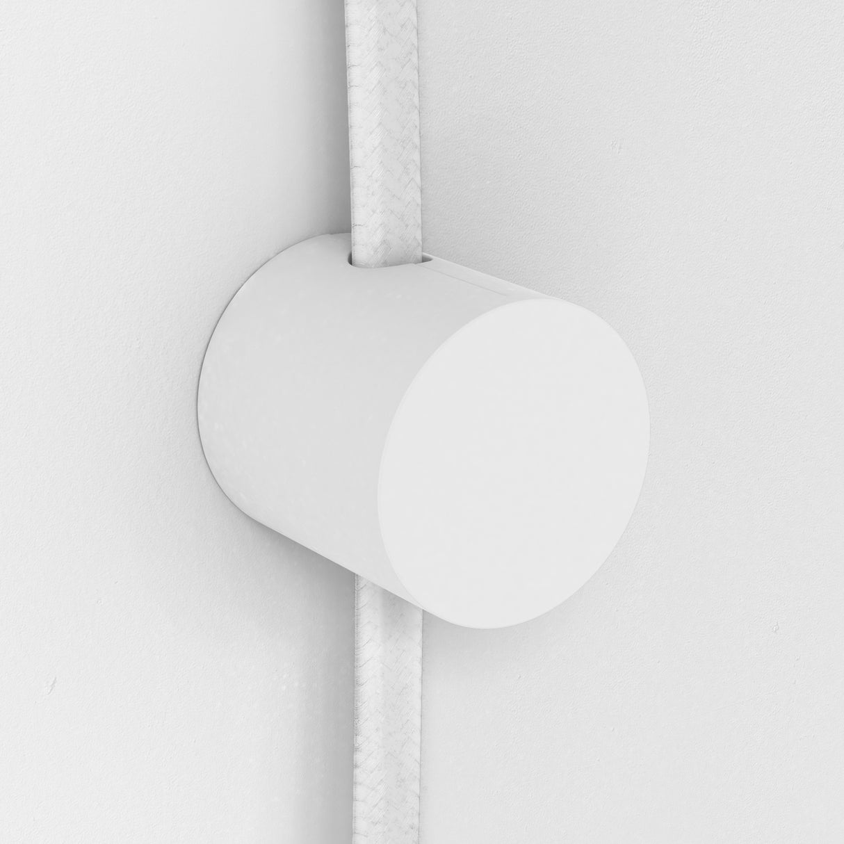 Sleek White Cable Organizer Guide