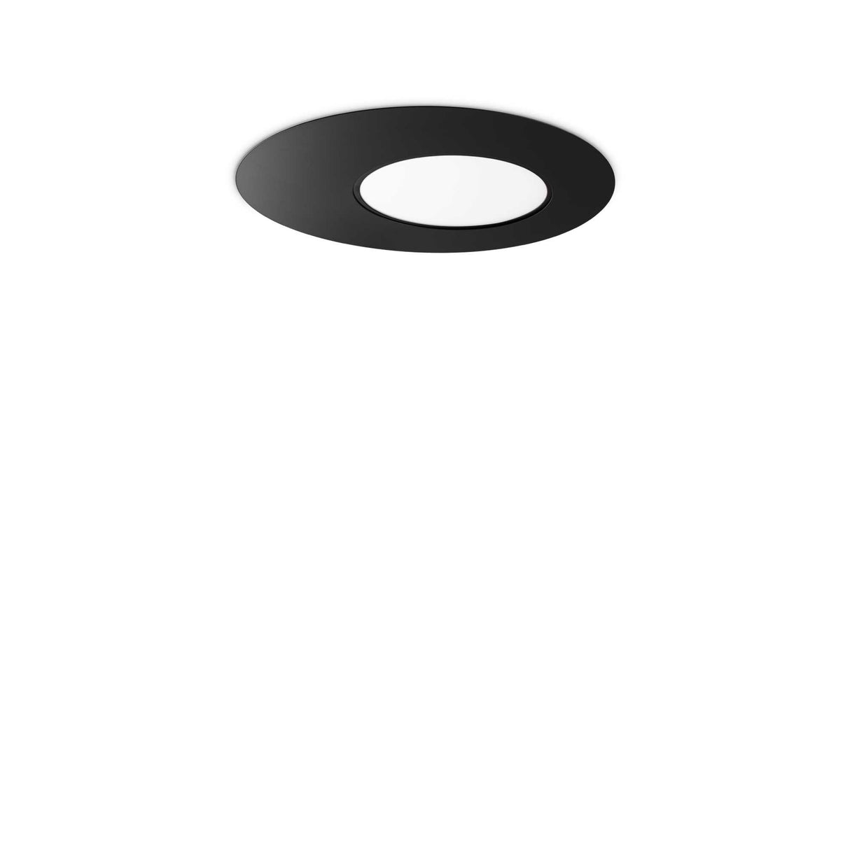 Elegant Black Ceiling Disc Light