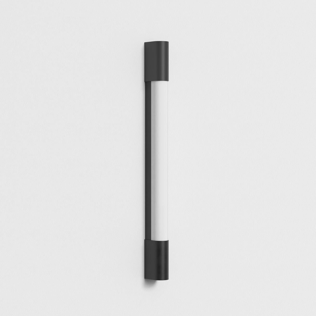 Sleek Palermo 600 LED Matte Black Wall Sconce