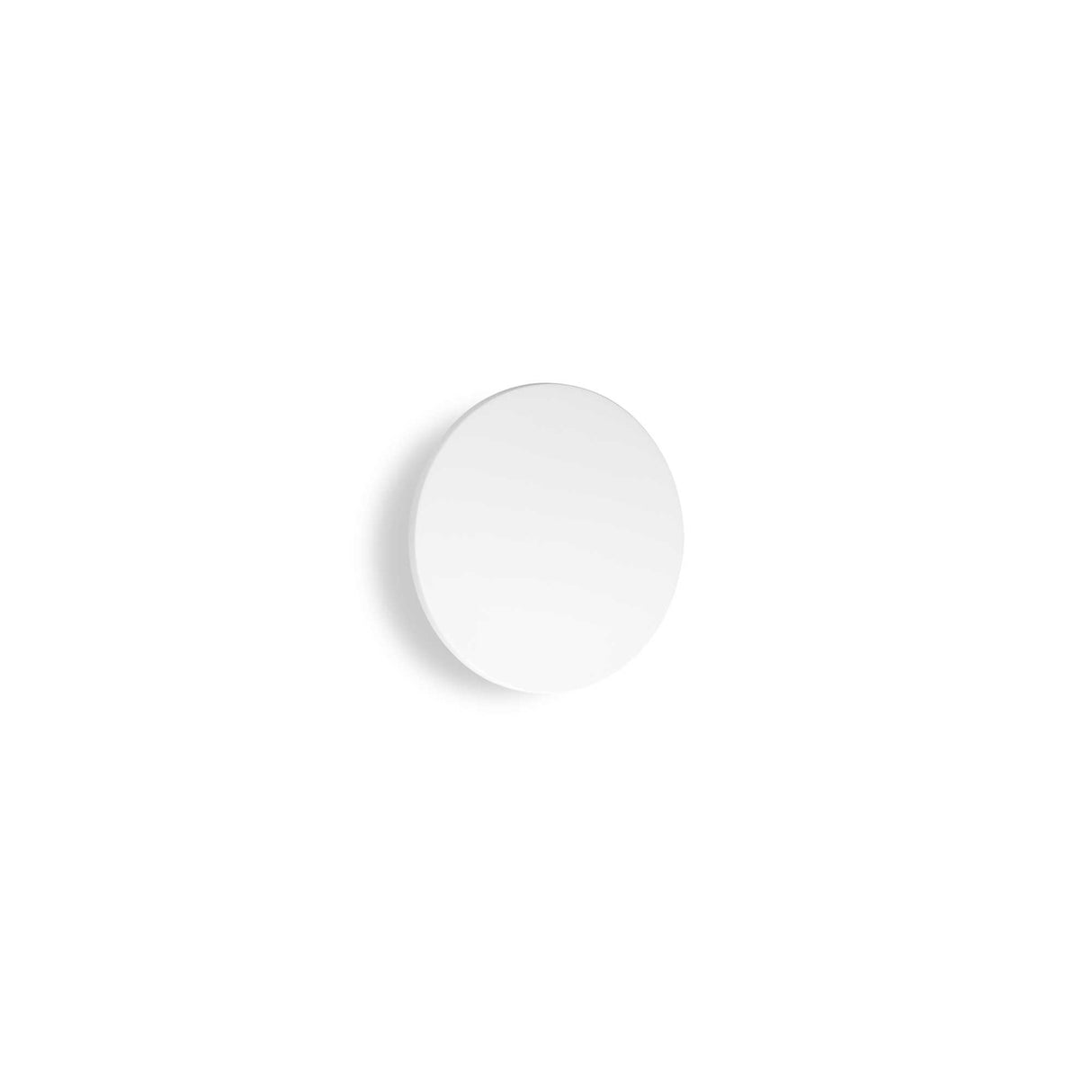 Elegant White Orb Wall Light D18