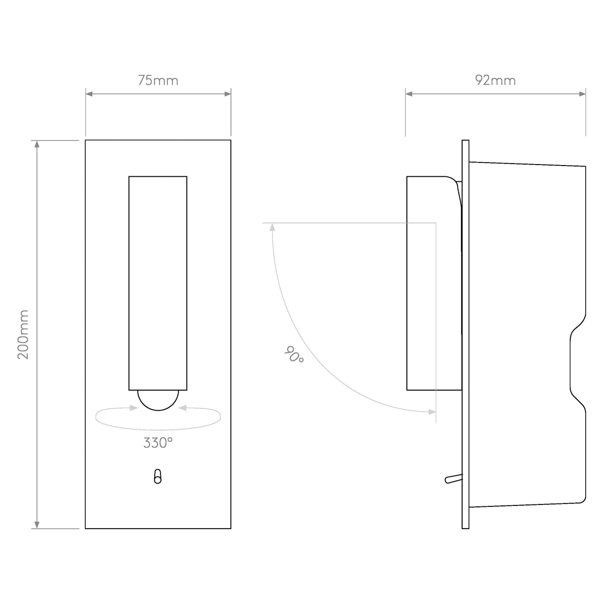 Contemporary Triple Toggle Wall Sconce, Matte Nickel Finish
