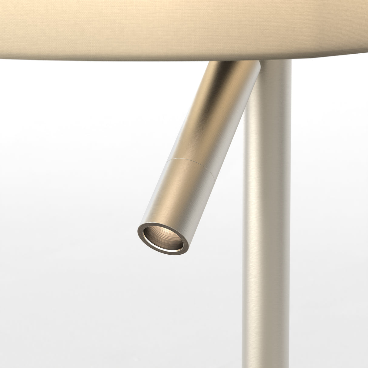 Sleek Nickel Venn Table Lamp