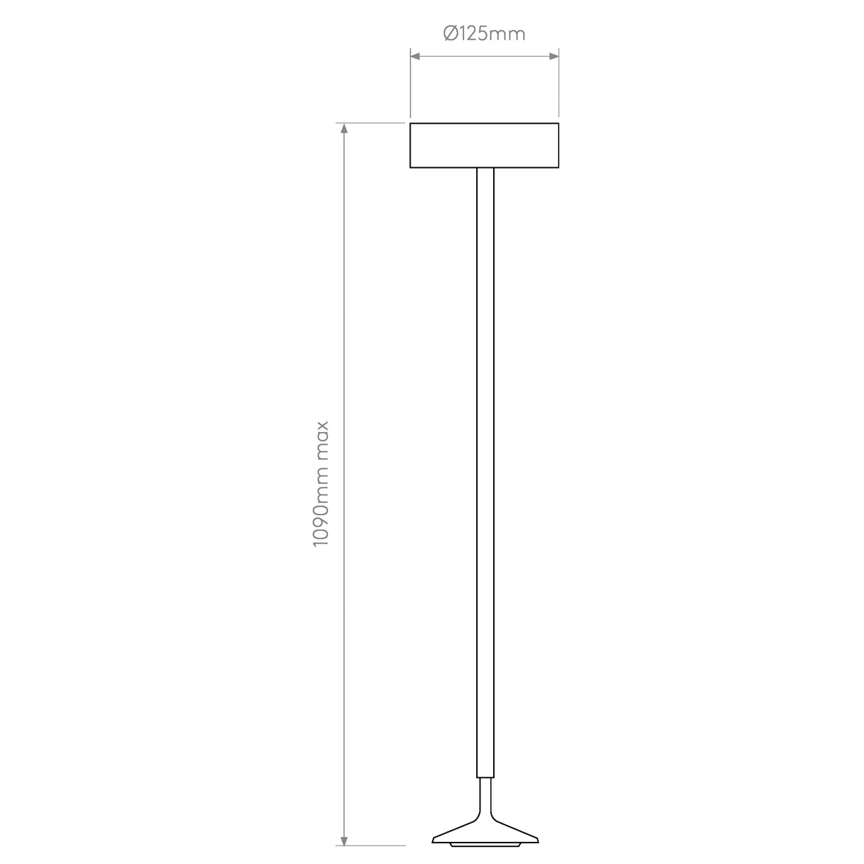 Sleek Chrome Nara Pendant Lamp