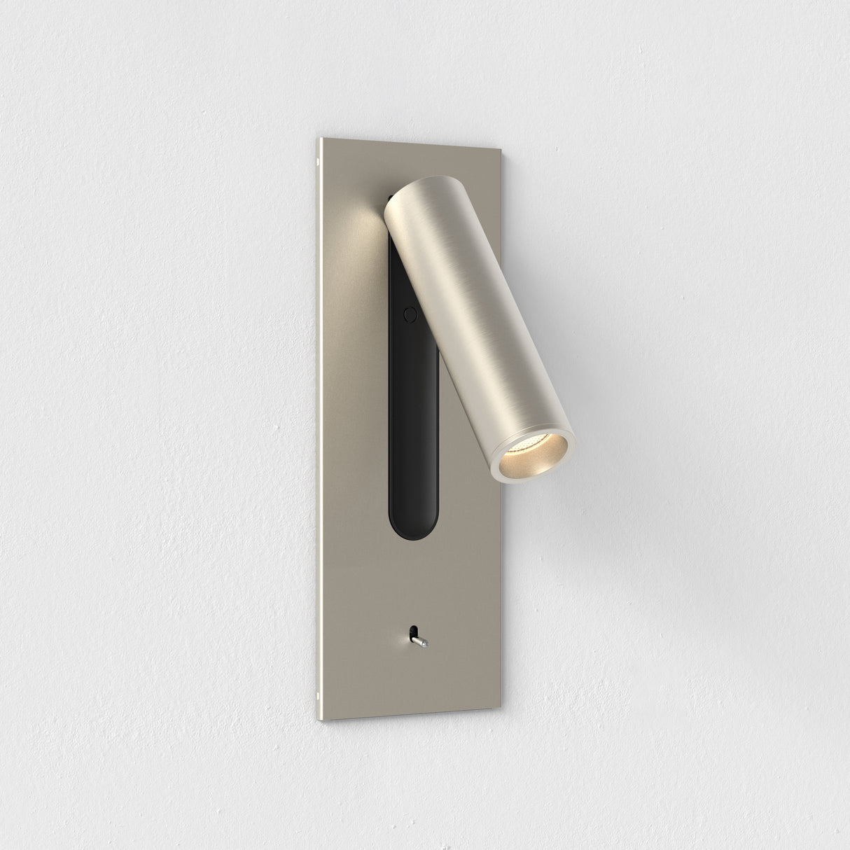 Contemporary Triple Toggle Wall Sconce, Matte Nickel Finish