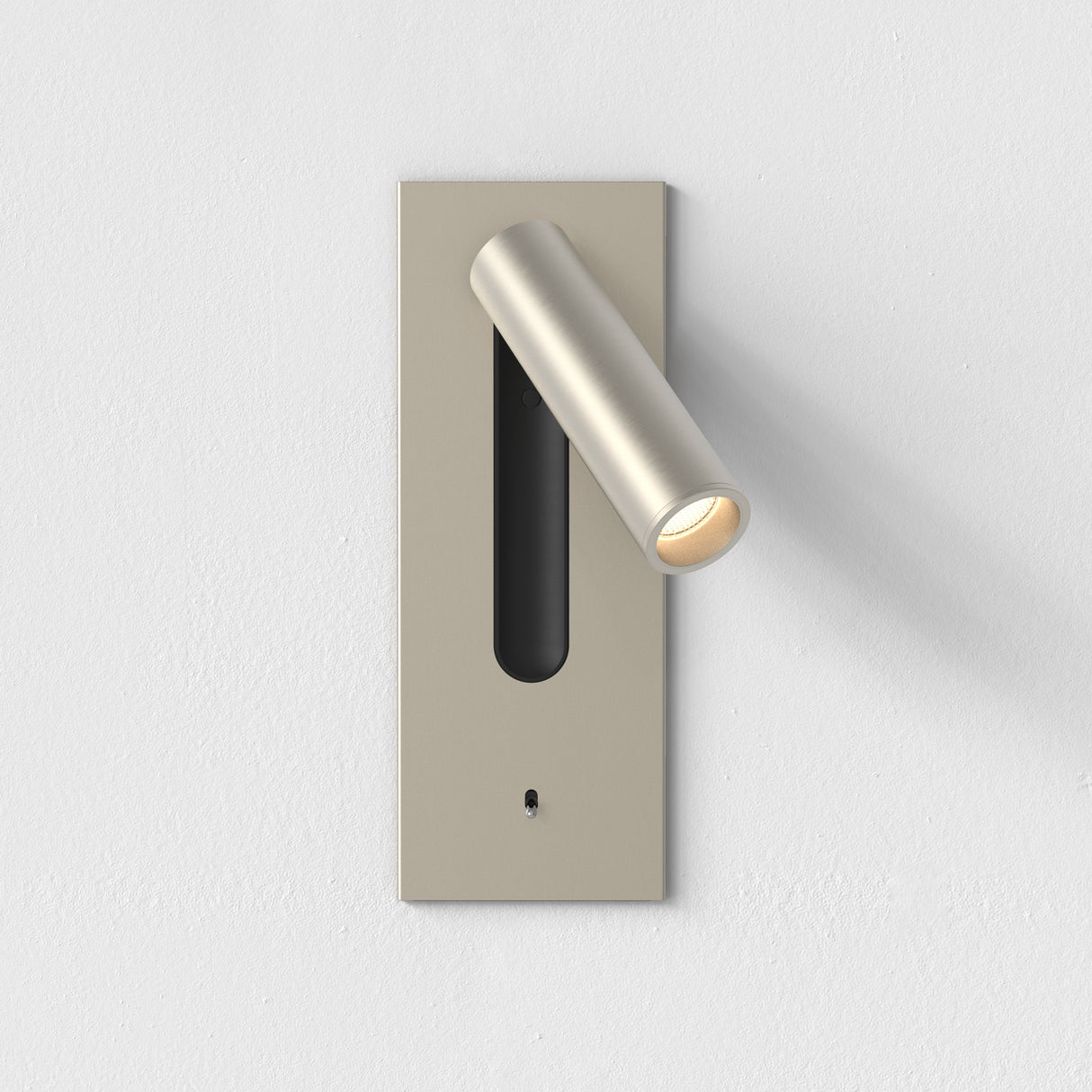 Contemporary Triple Toggle Wall Sconce, Matte Nickel Finish