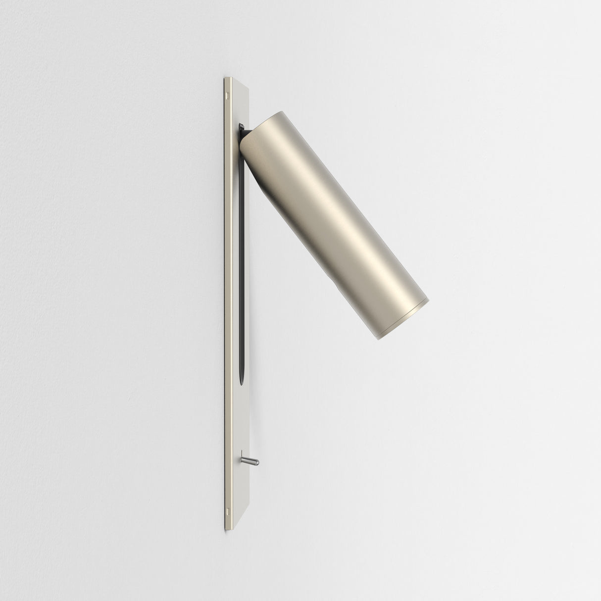 Contemporary Triple Toggle Wall Sconce, Matte Nickel Finish