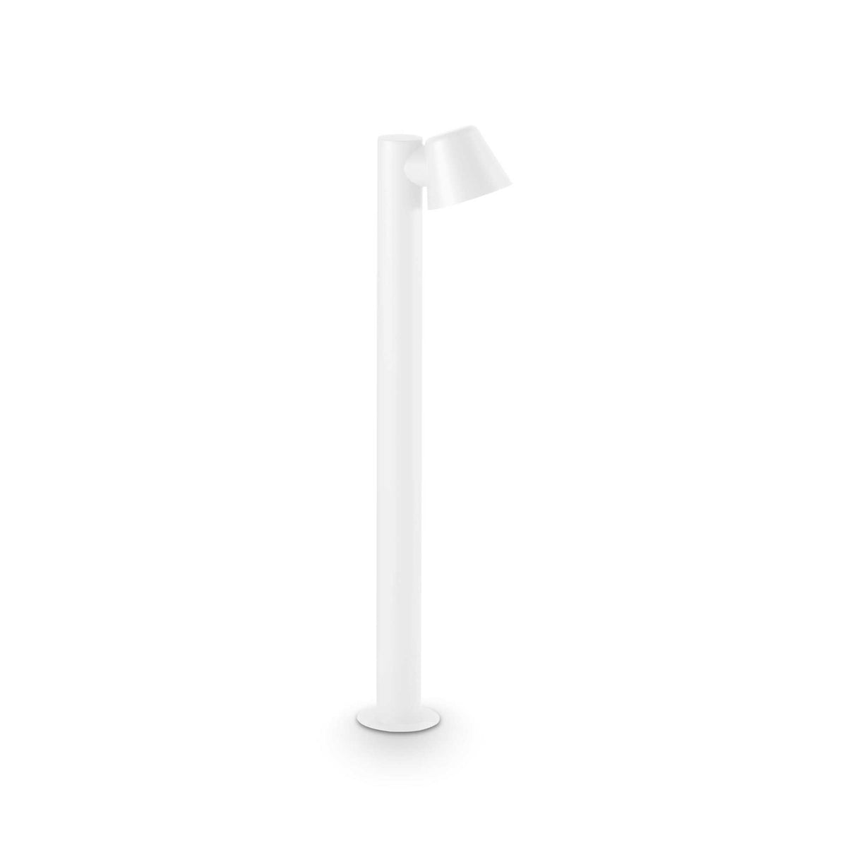 Elegant White Pendant Lamp with Single Bulb Design