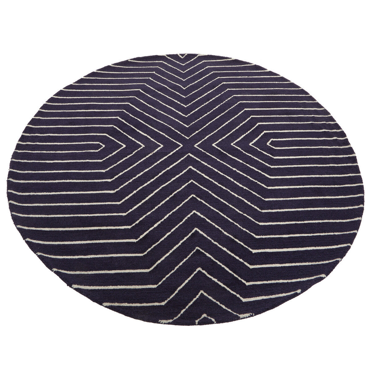 Bosie Moyo Blue And White Rug