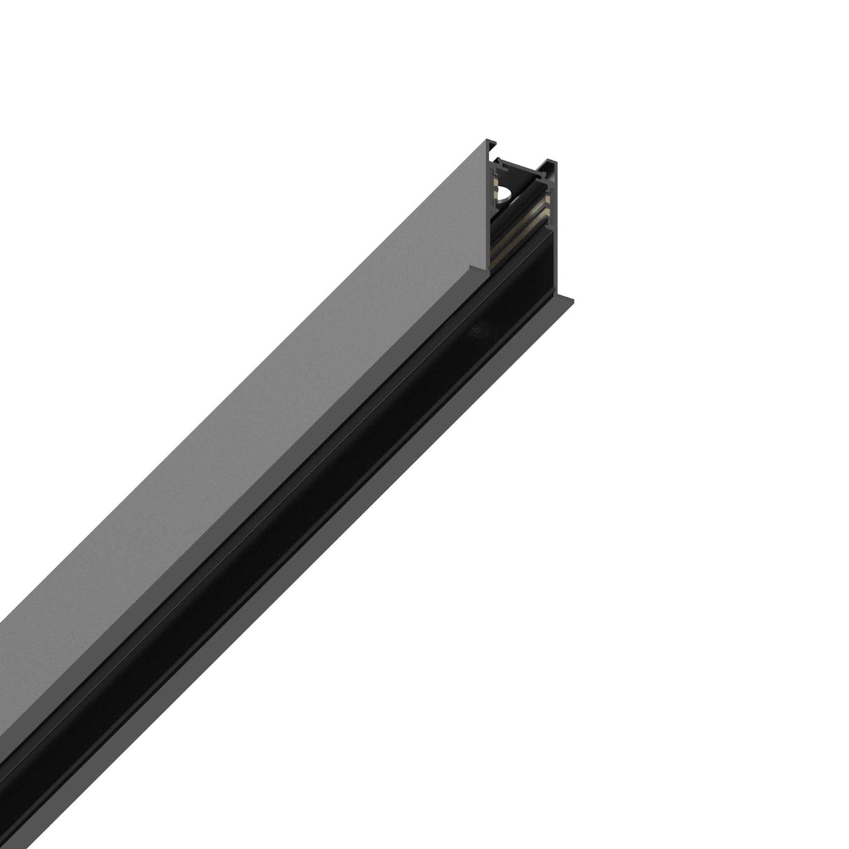 Sleek Black 1000 mm Recessed Trim Profile