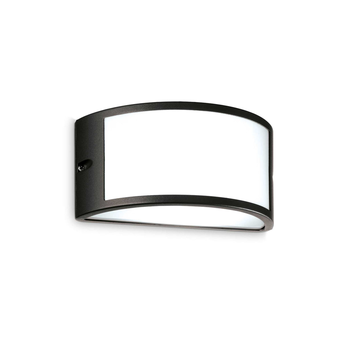 Sleek Black REX-1 Single Bulb Wall Sconce