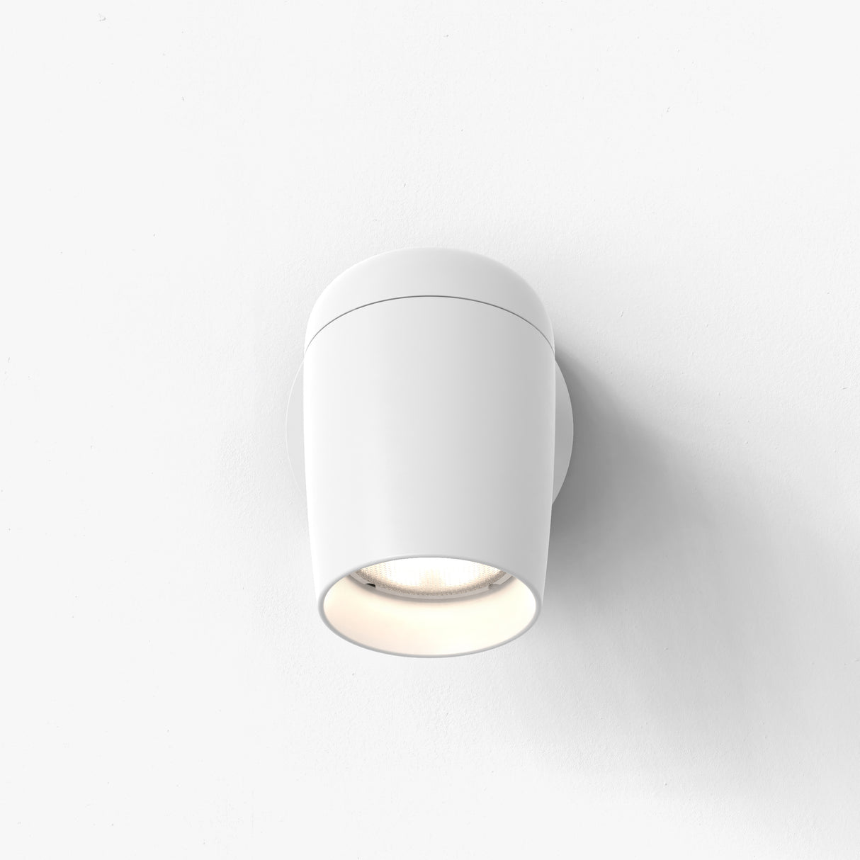 Elegant Matt White Koto Light Switch