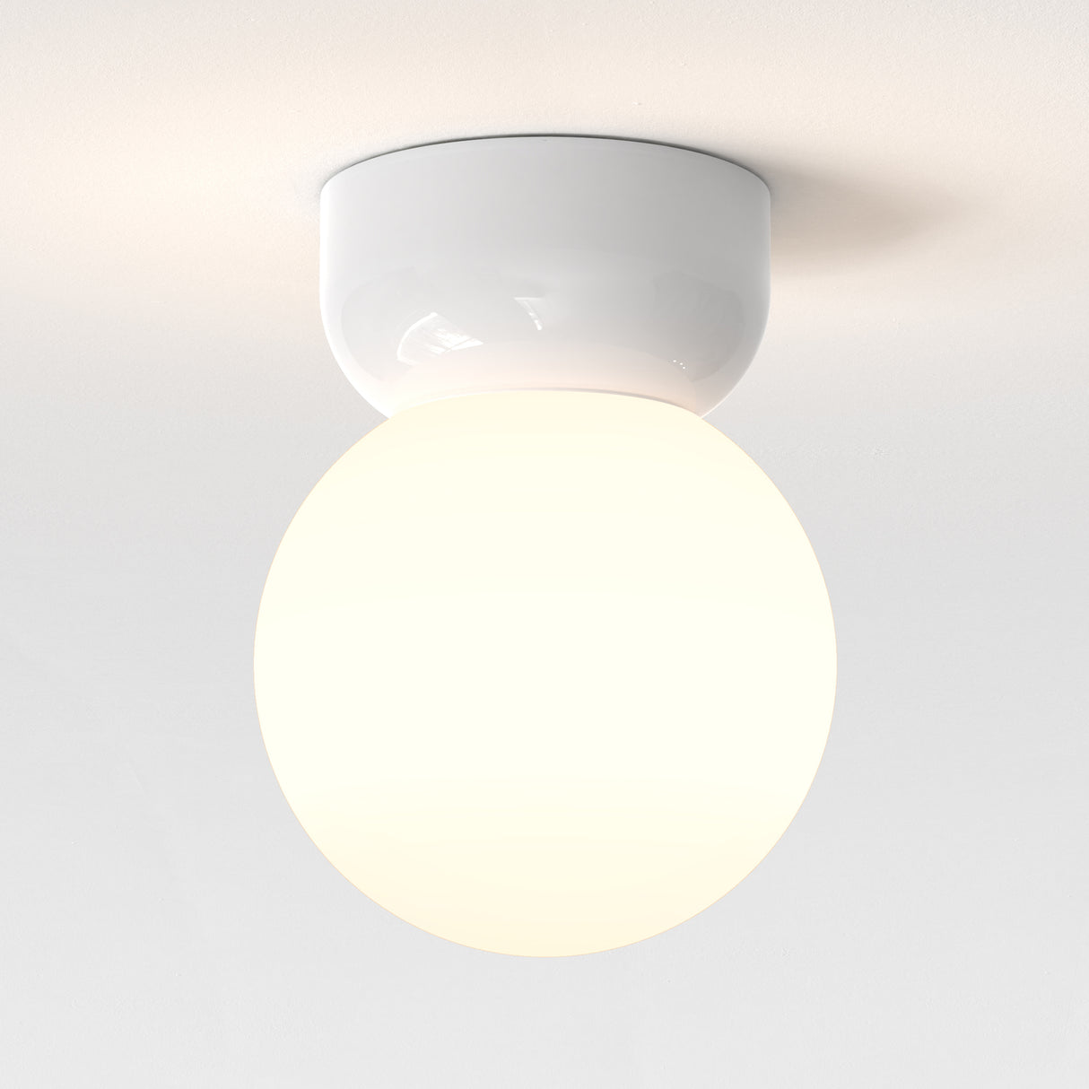 Radiant Halo 180 Light Ceiling Fixture in Matte White