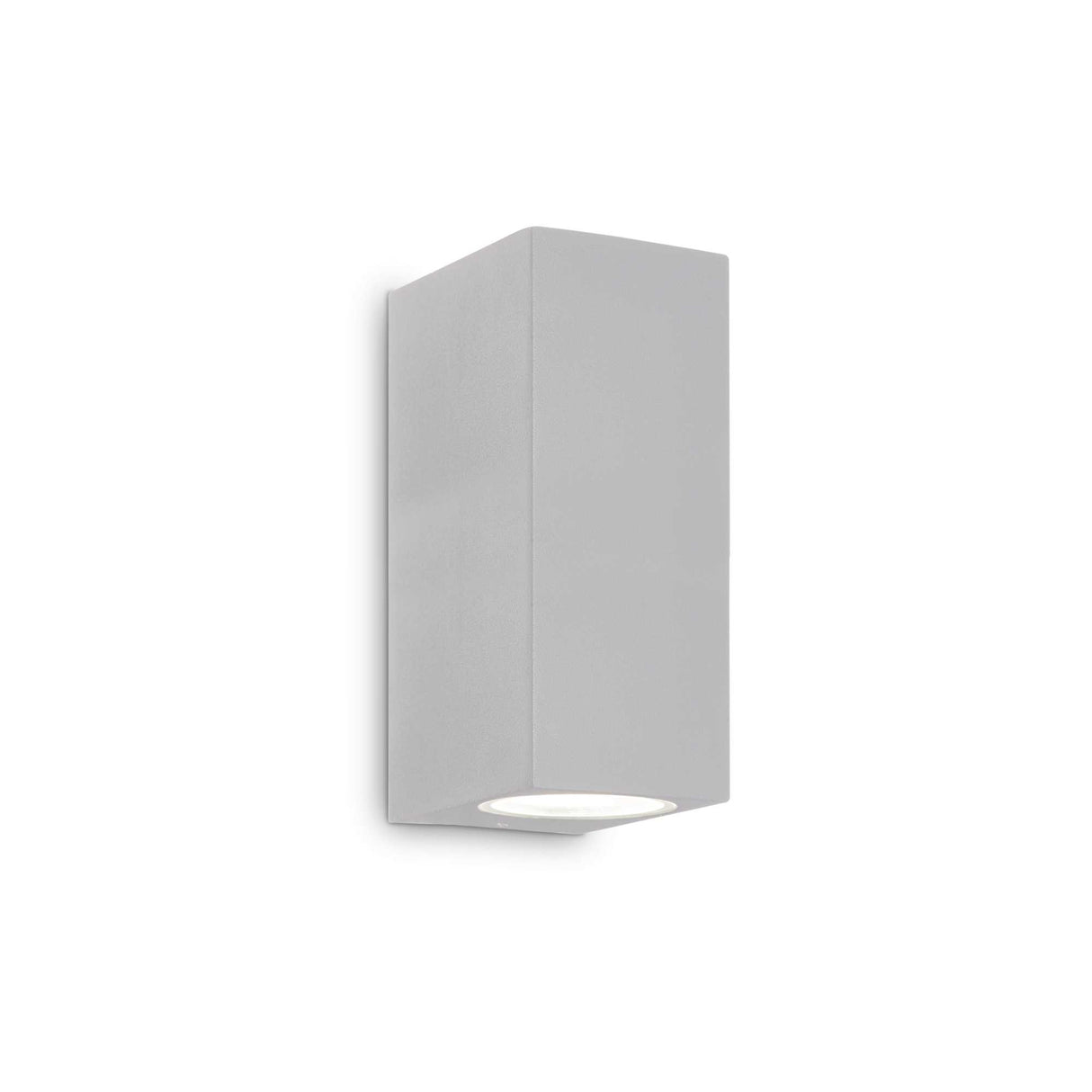 Modern Dual Bulb Grey Wall Sconce
