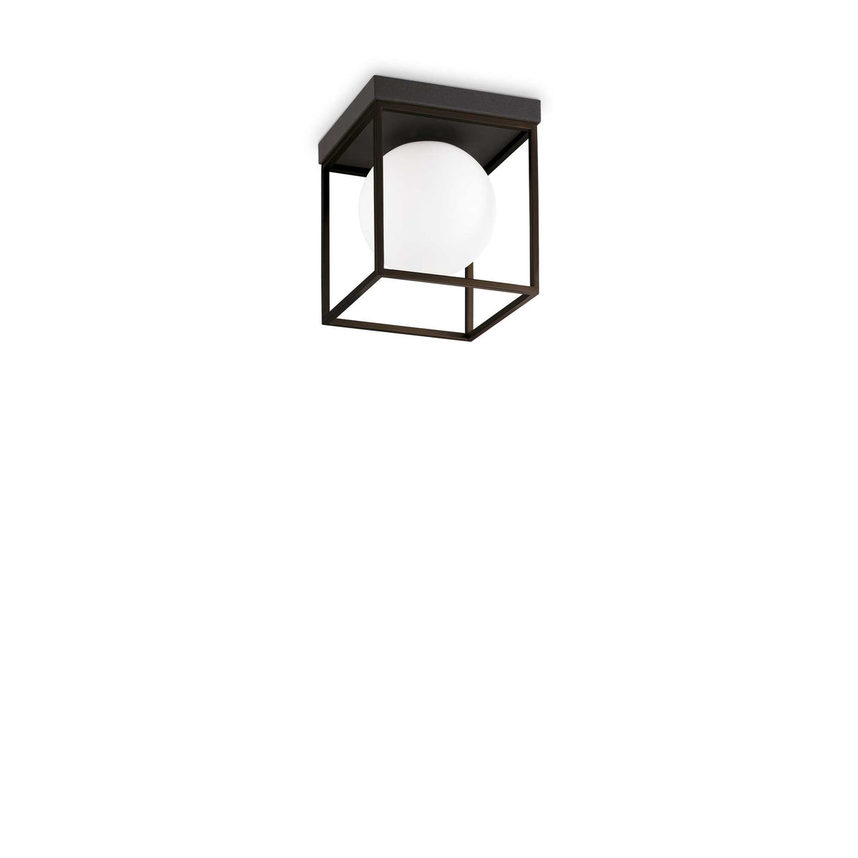 LINGOTTO Single Bulb Ceiling Light - Black Finish