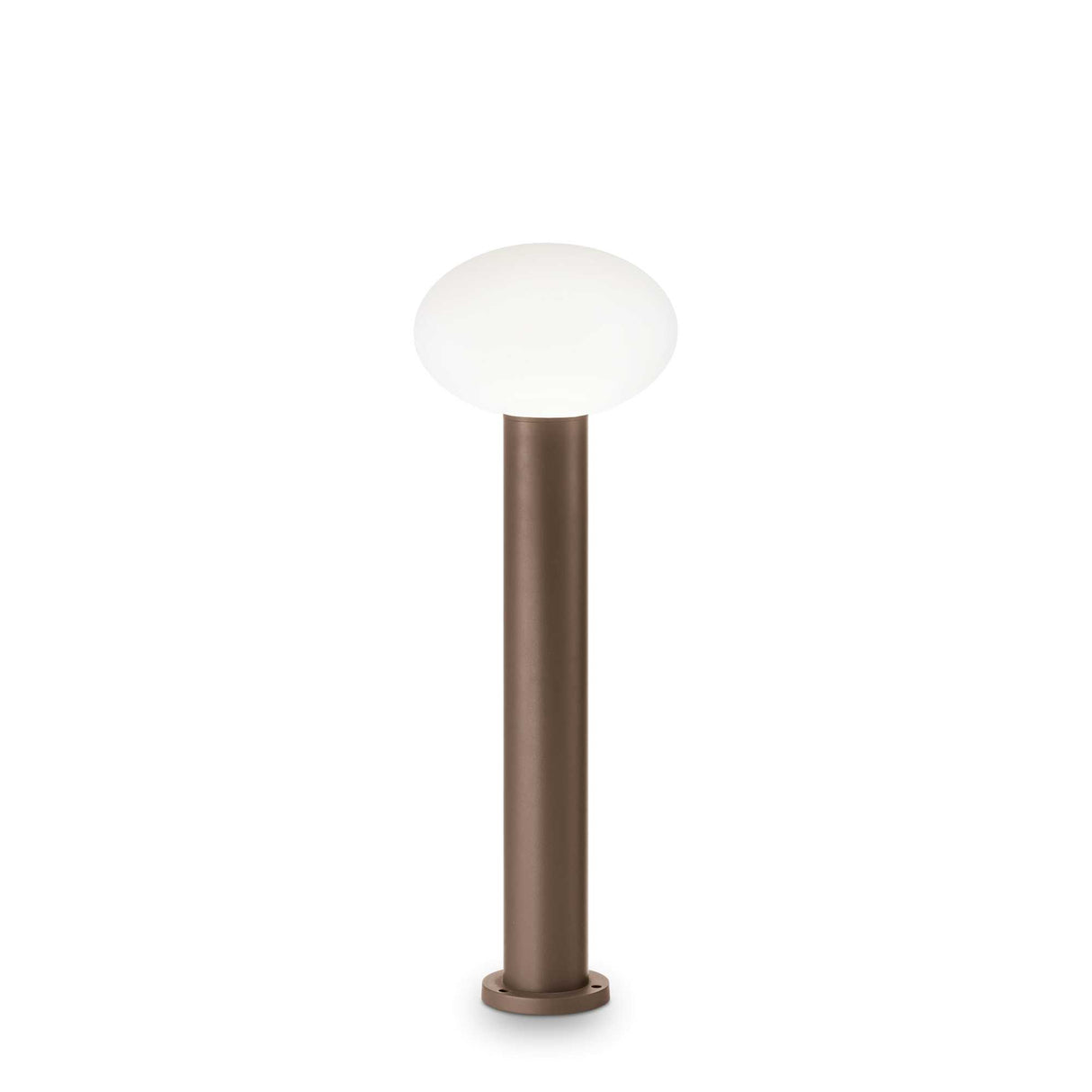 Elegant Coffee-Hued Single Bulb Floor Lamp