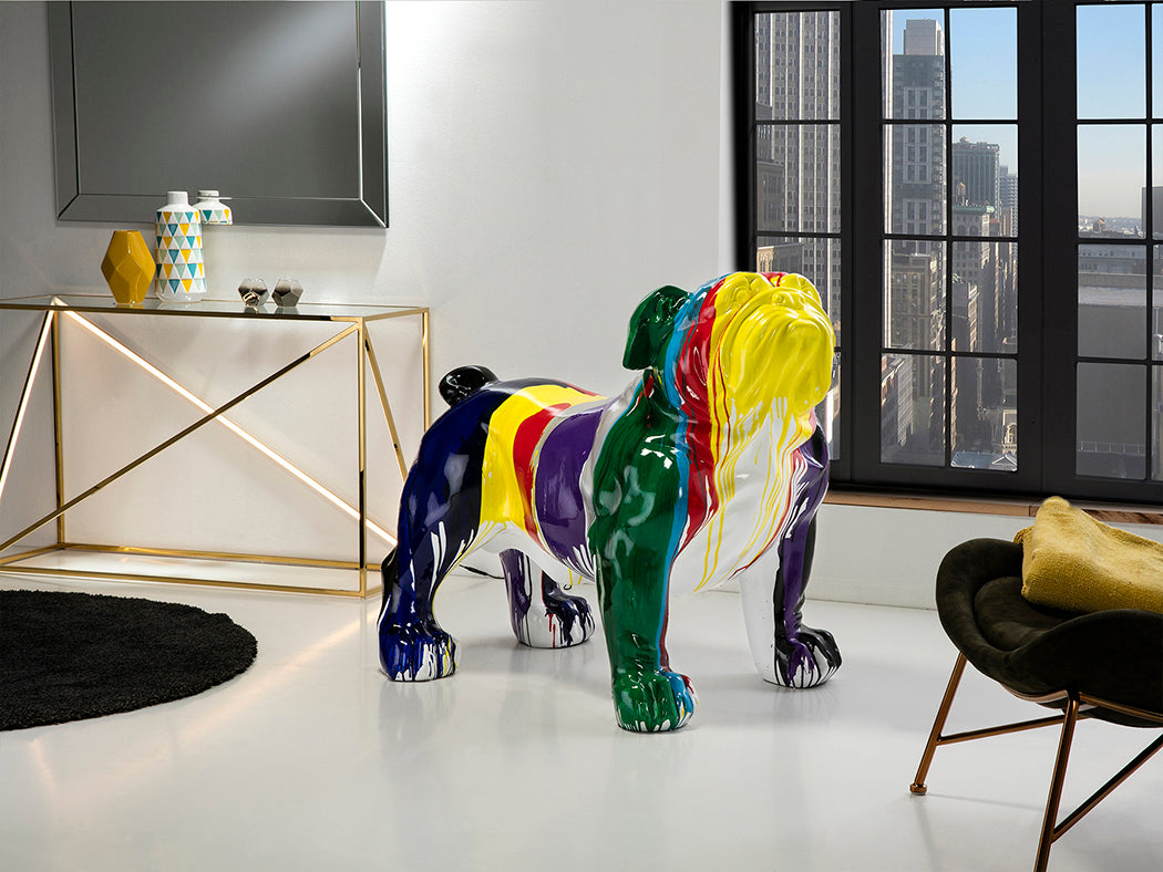 Bulldog in Vibrant Hues