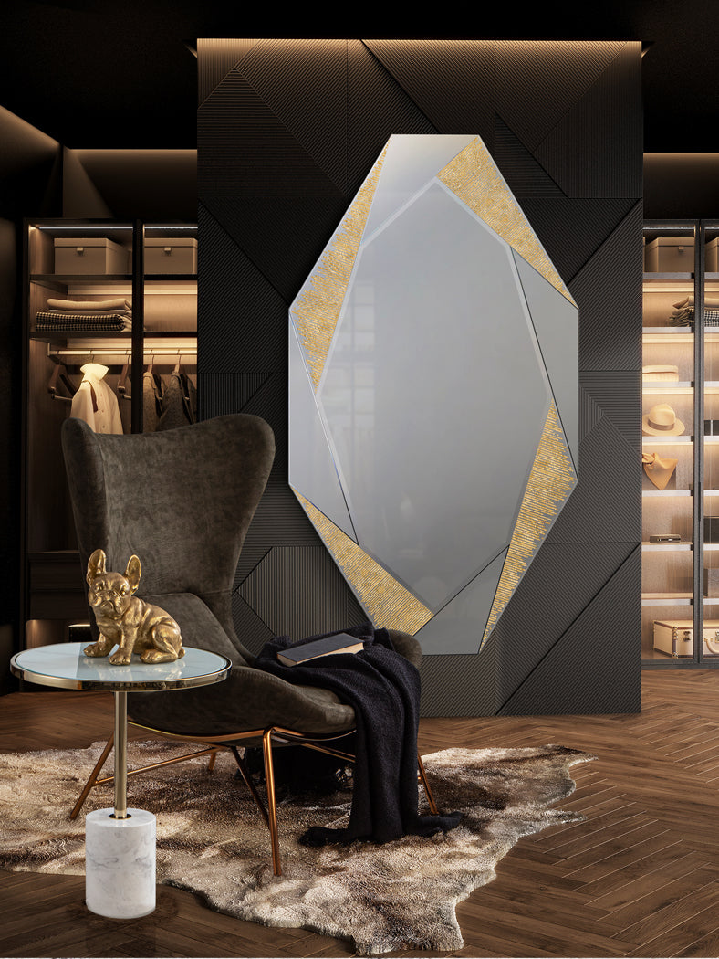 Gilded Reflection: Laverna Grand Mirror