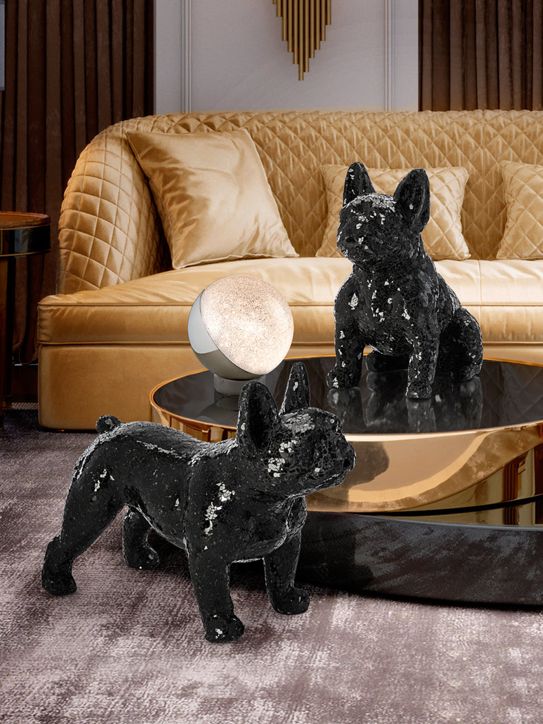 Atila Onyx Bulldog Sculpture