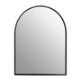 Trento Black Frame Arch Wall Mirror