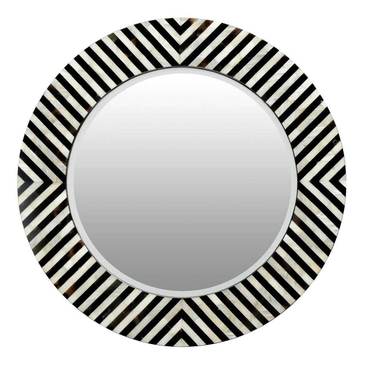 Obra Mother of Pearl Round Wall Mirror