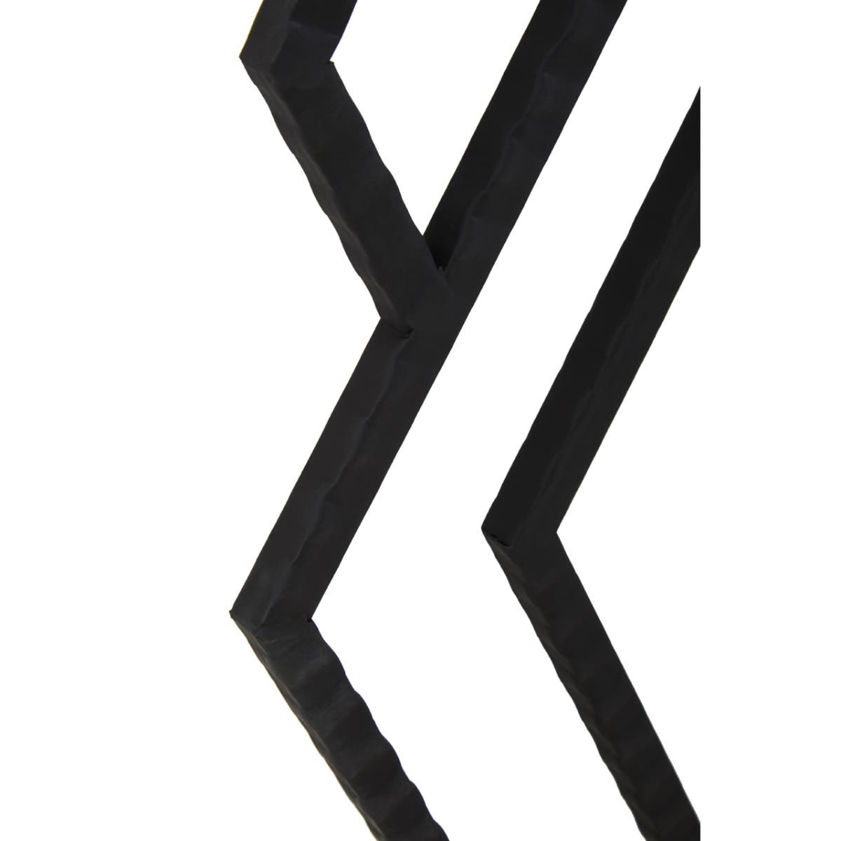 Beauly Black Finish Hexagonal Wall Mirror