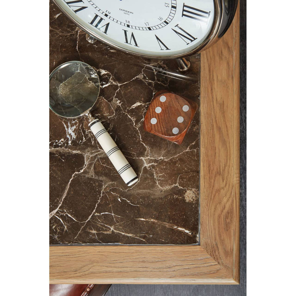 Churchill Sheesham Wood 5 Dice Box